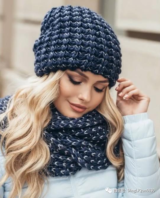 针织帽子简单款好看的,纯手工针织年轻人戴的帽子教程