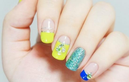 美甲图片2022法式美甲,没有法式贴怎么做法式边美甲