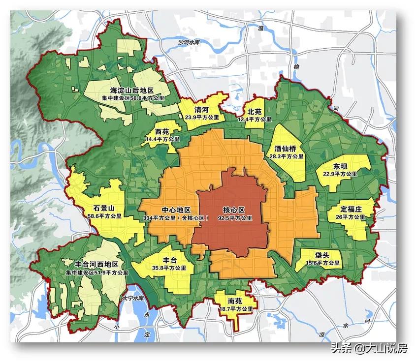 城区改造区域,大城市行政区划调整设置