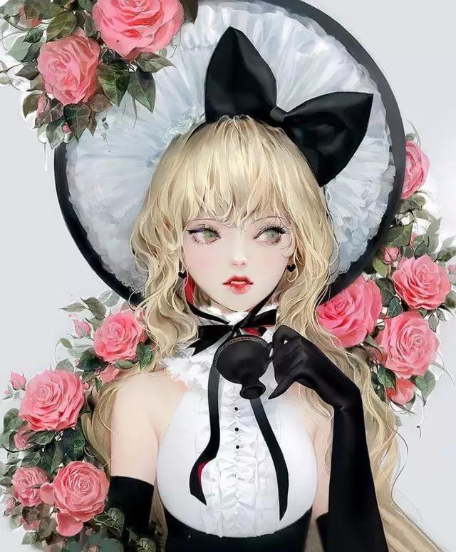 浓重的日式古风插画可爱又迷人,超有故事感的古风中国风插画