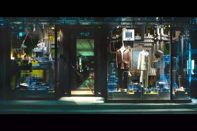 2016年成都爱马仕橱窗,爱马仕东京银座橱窗设计