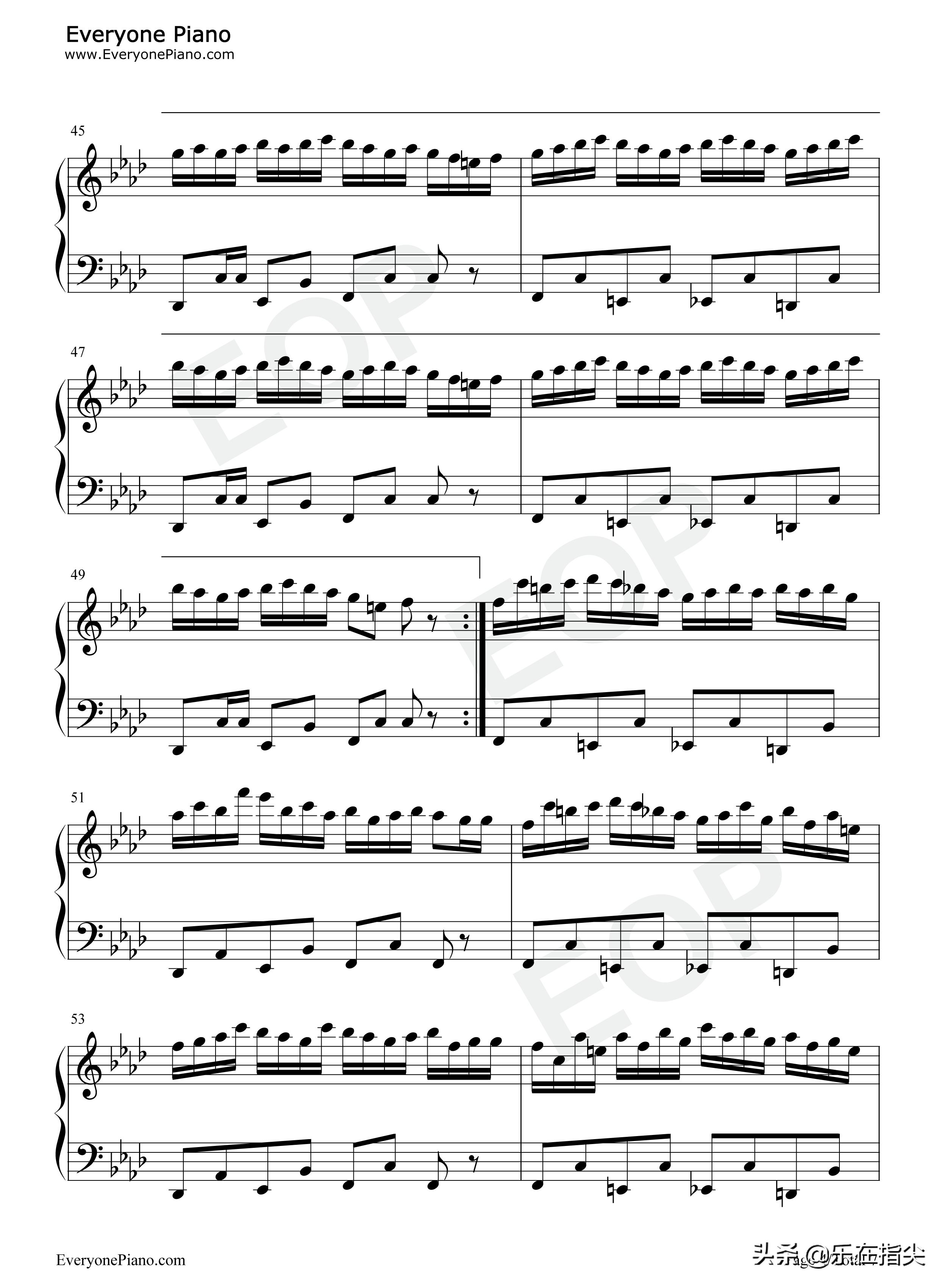 女孩你为何垫脚尖五线谱钢琴版,女孩你为何踮脚尖钢琴原版谱