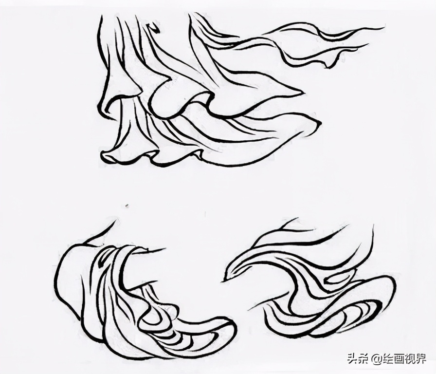 白描的基本技法步骤,中国白描技法基础入门