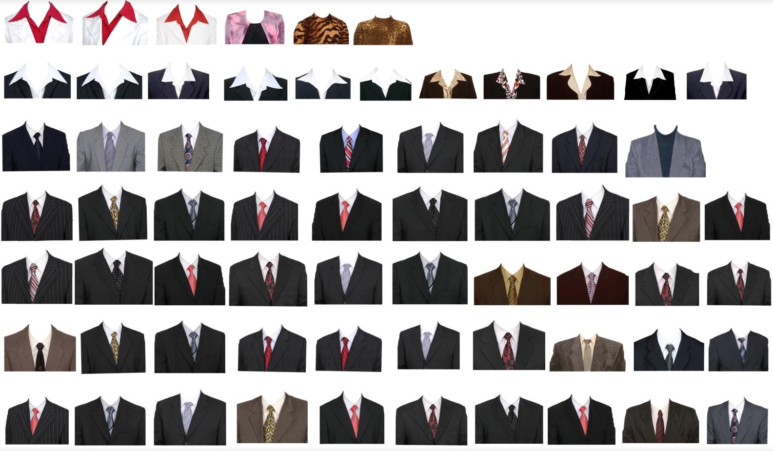 ps小学生证件照服装素材,求职证件照修图教程ps