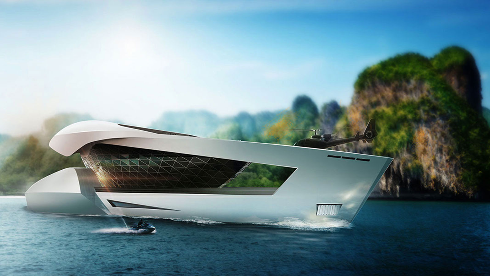 宏伟设计:世界上最极端的超级游艇概念