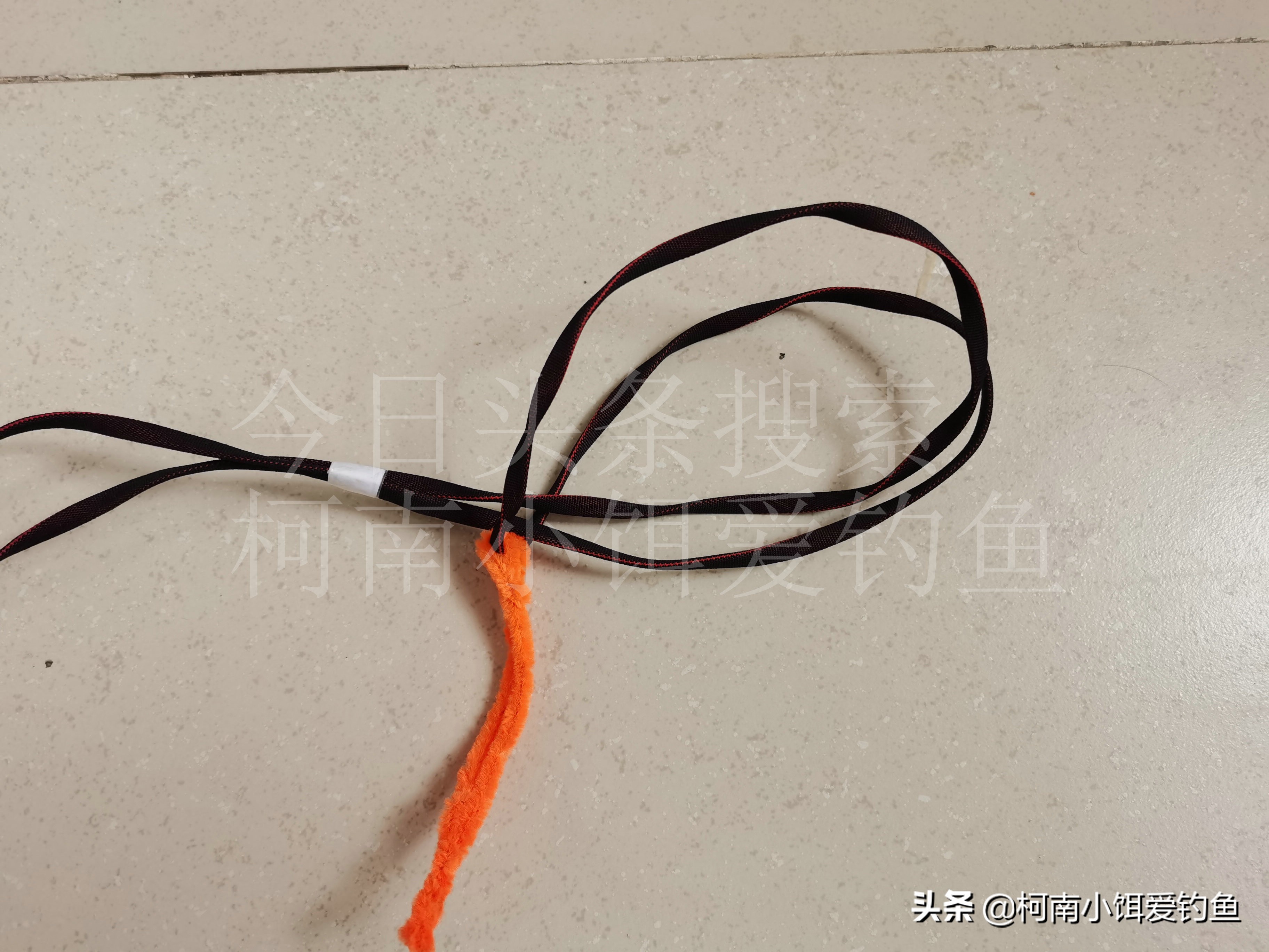 新手学钓鱼鱼线打结教程,钓鱼技巧鱼线打结方法图解