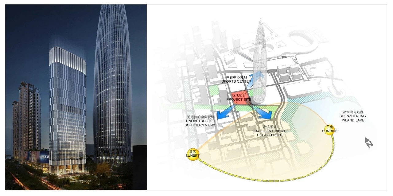 华润金融中心大厦,中银大厦外墙灯光设计