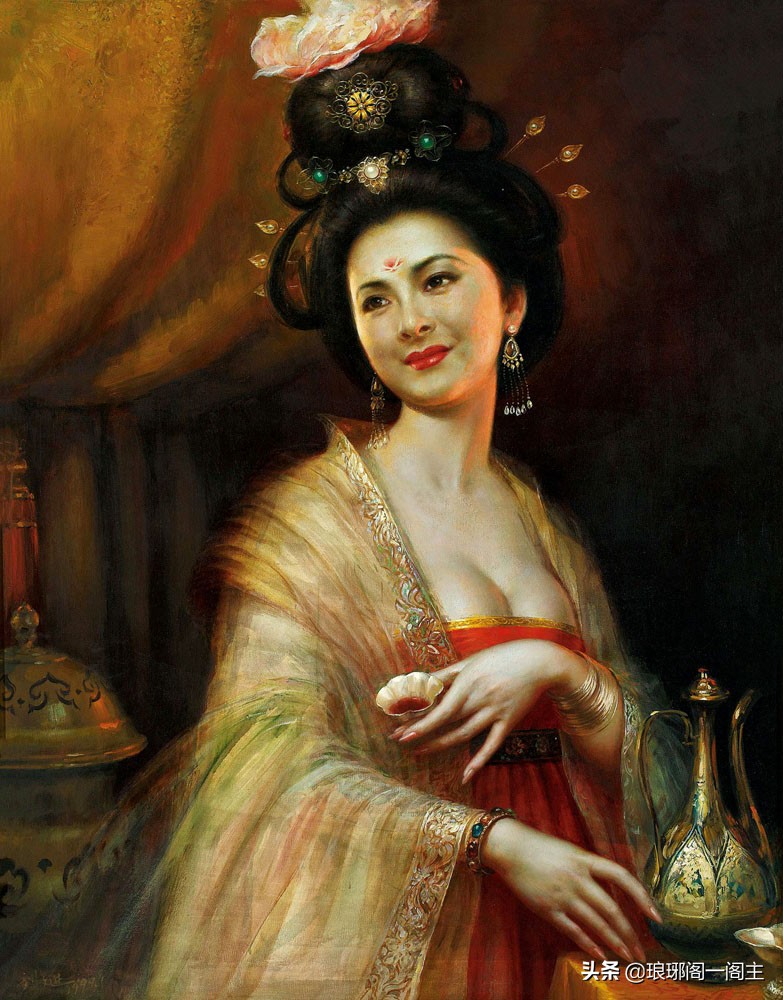 中国四大美女里的杨玉环,历史上的四大美女杨玉环