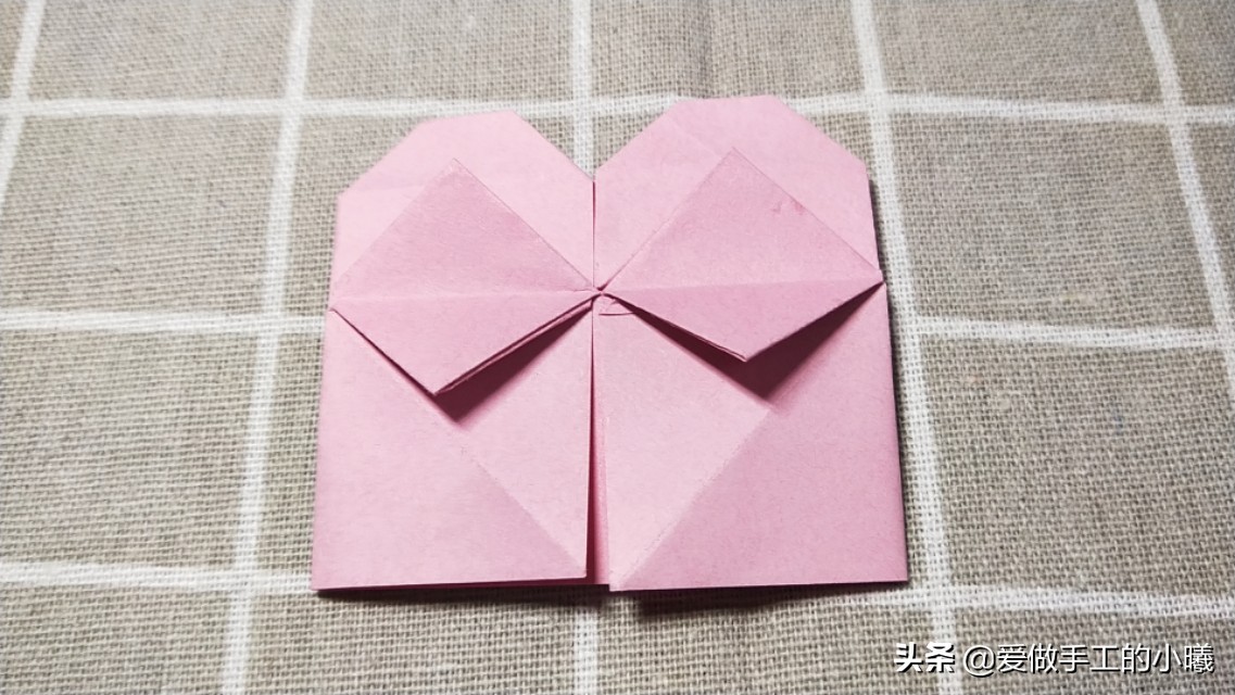 折纸手工8-10岁简单折纸蝴蝶结,折纸手工8-10岁小卡纸蝴蝶结