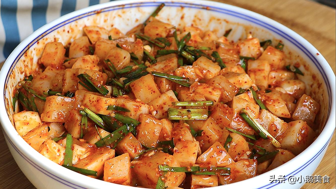 萝卜腌制方法脆爽甜泡菜,泡菜脆爽萝卜