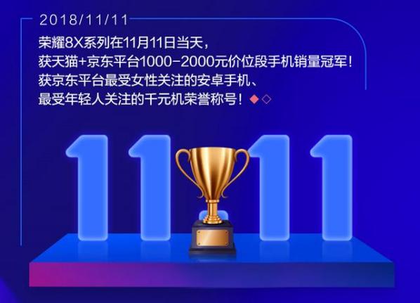 荣耀8x凭啥在千元机市场站稳脚跟,荣耀8x是入门级手机吗