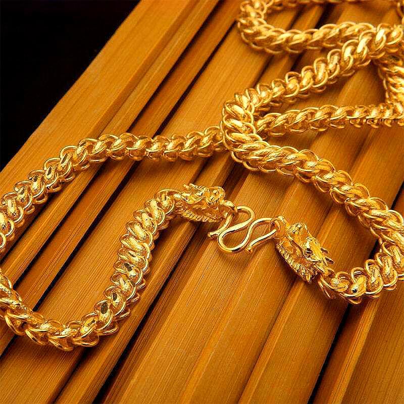 肖邦链黄金链子最好看款,肖邦链和o字链哪个好配吊坠