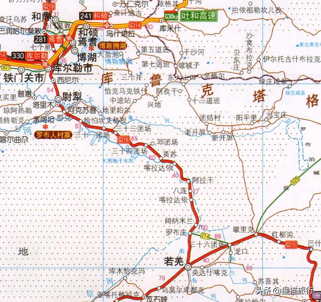 原始古朴的新疆罗布人村寨,新疆尉犁县罗布人风情园