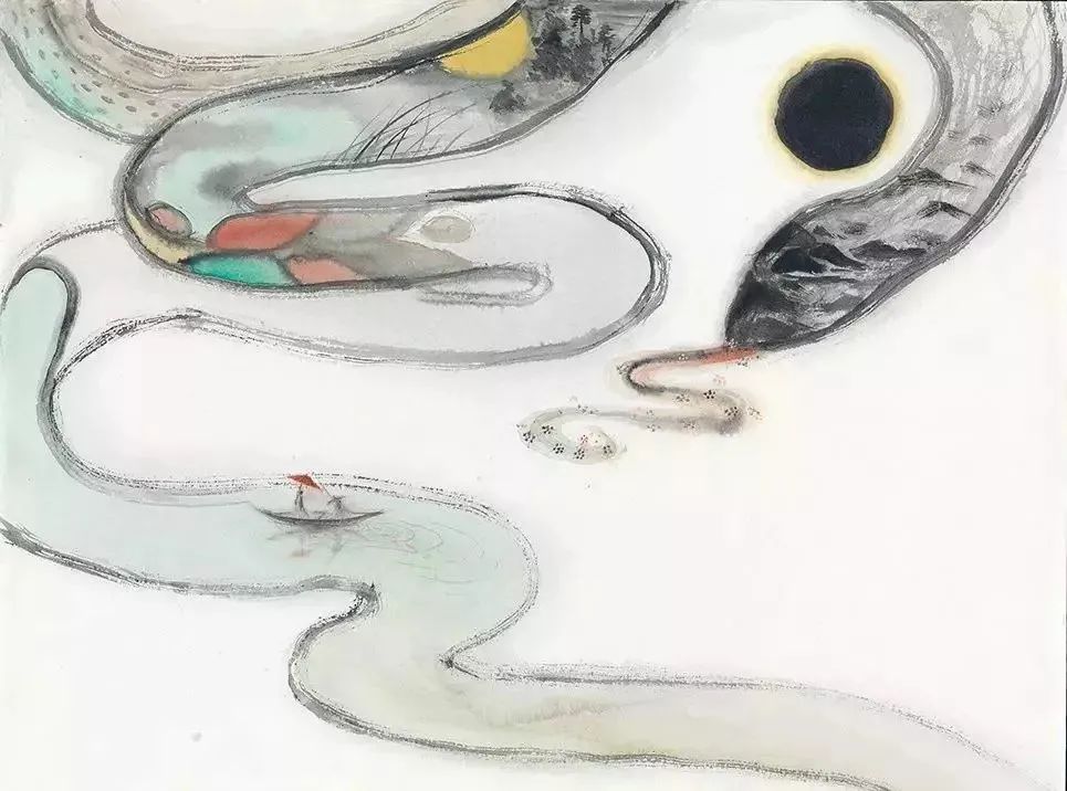 大鱼海棠唯美漫画插画设计,马克笔插画大鱼海棠