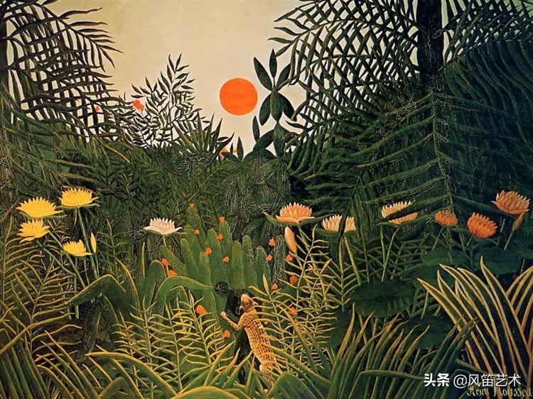 知名画家亨利卢梭世界名作欣赏,画家亨利卢梭简介