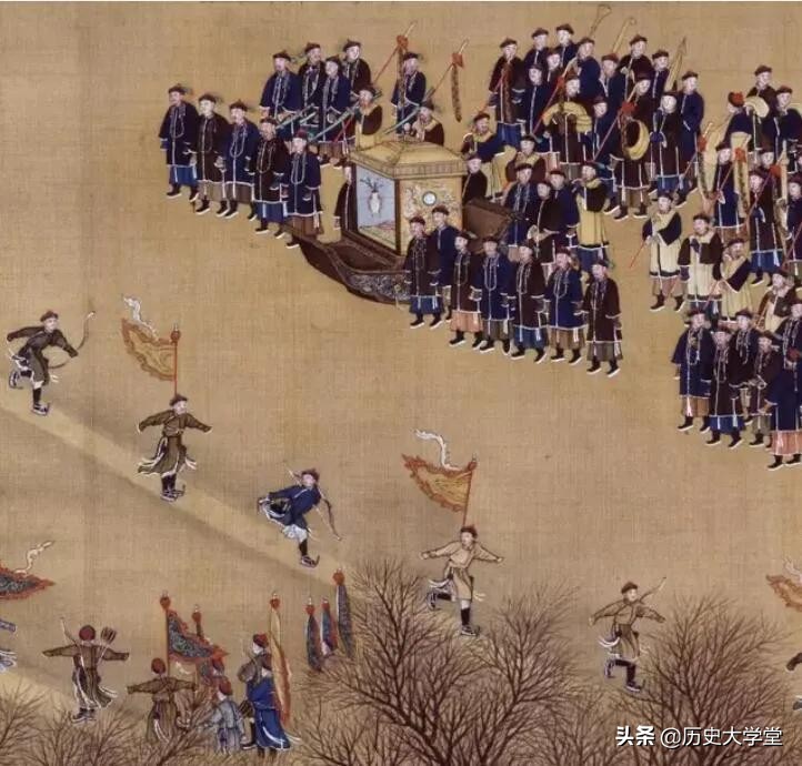 乾隆皇帝钟爱的“冰嬉”，在清朝究竟是个什么运动
