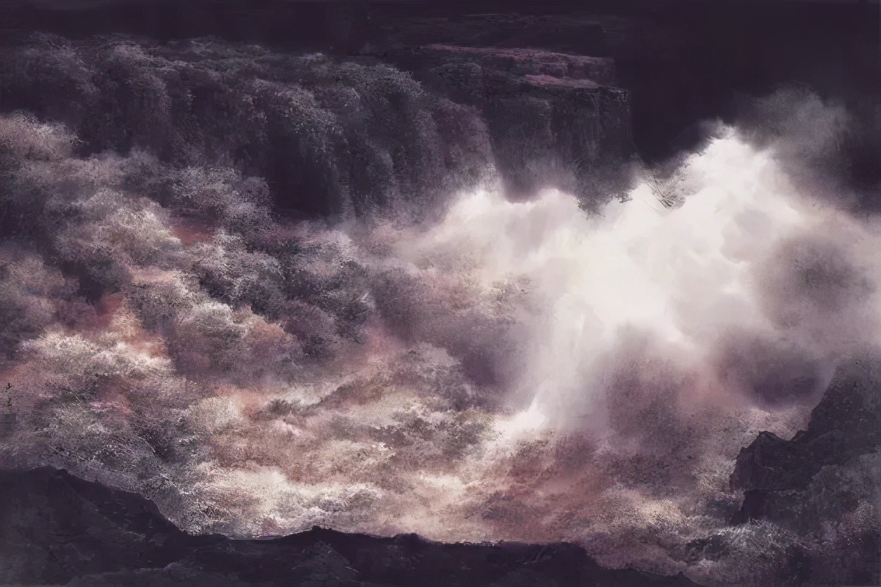 画黄河壶口瀑布的画家徐惠君,专访国画家徐惠君壶口瀑布画法