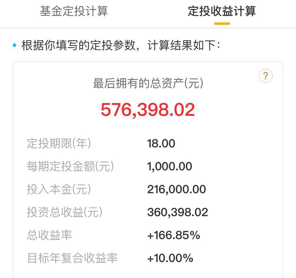 每个月投资500块钱,每个月投资1000做什么呢