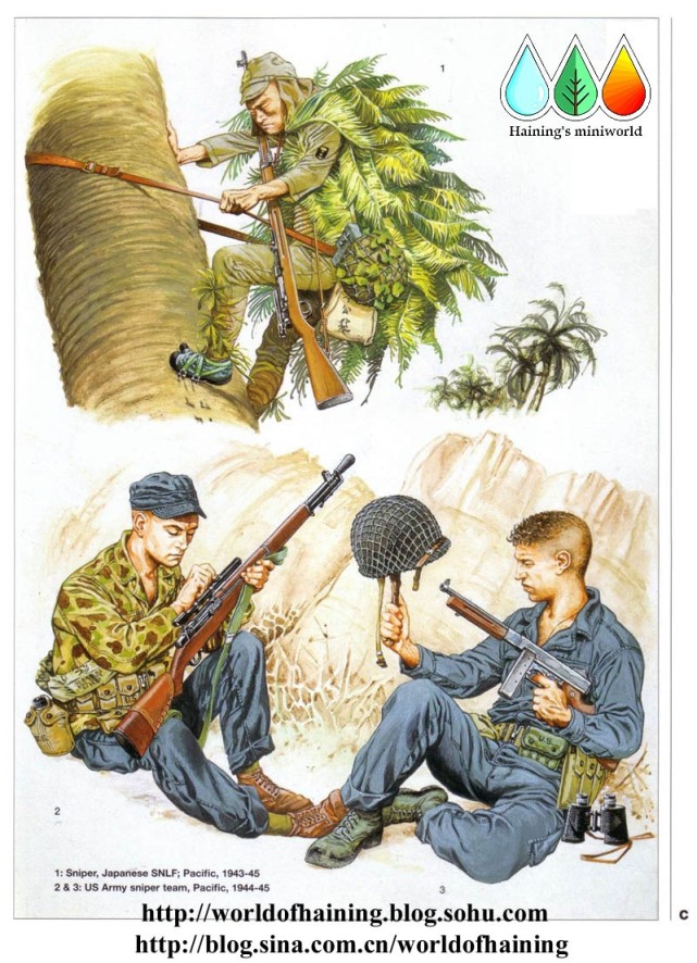 各时期战争中狙击手,战争时期各军的装备