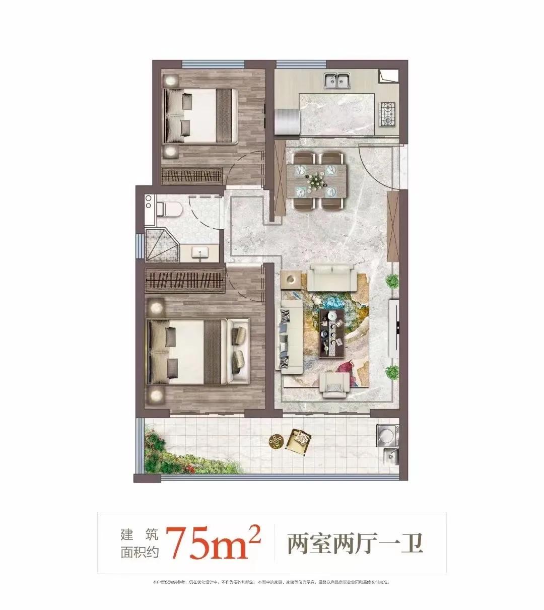 心动！77㎡三开间朝南、98㎡一梯一户！泰州这届神仙小户型超能打