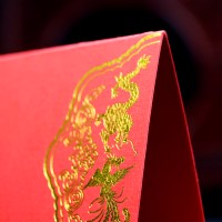 金玉良缘邀请函,金玉良缘婚礼请柬