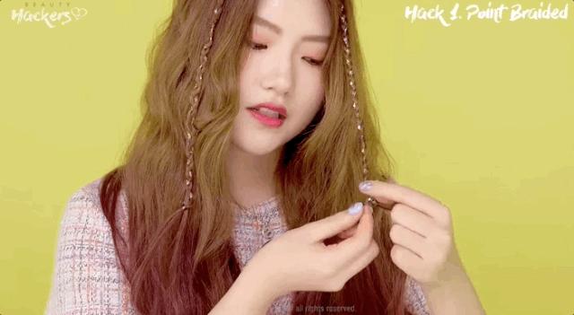 女团发型教程简单漂亮,女团发型甜酷风格戴大蝴蝶结