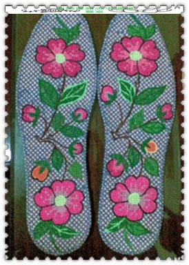 绣花鞋垫欣赏,绣花鞋垫大全完整版