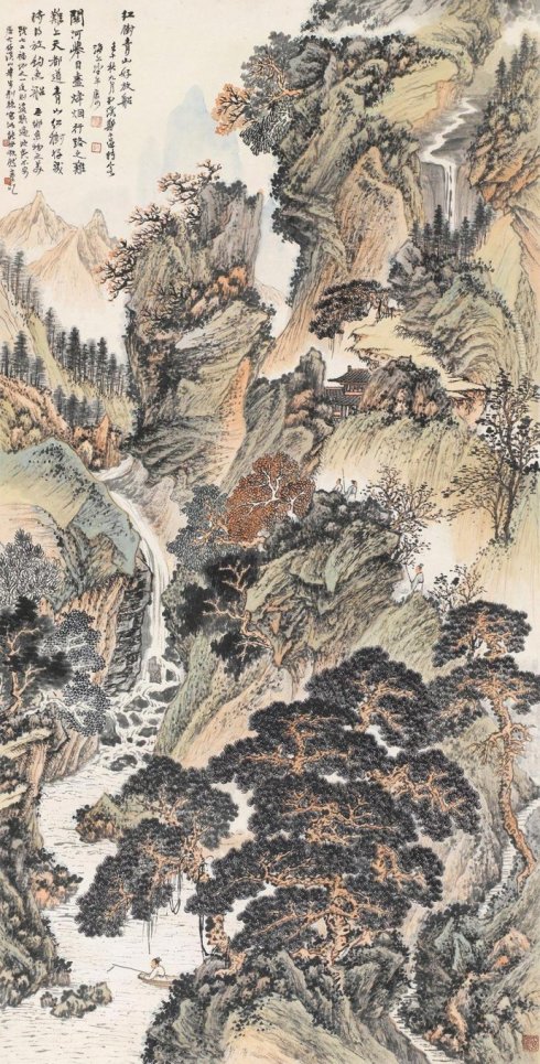 郑午昌花鸟,丝鬓散人郑午昌百幅绘画作品赏析