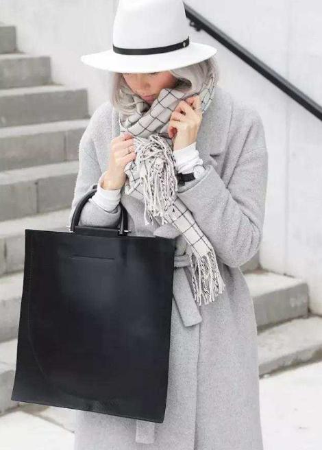 冬季大衣搭配的围巾图片,搭配围巾的冬季大衣