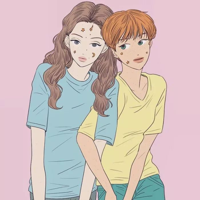 森系简约黑白手绘头像,个性原宿风手绘头像