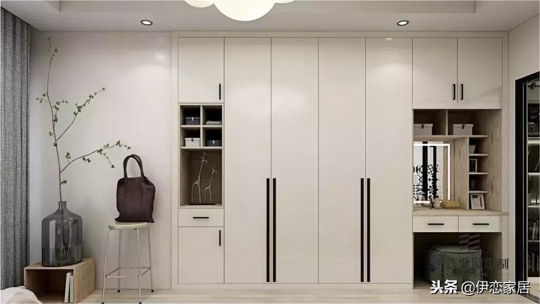 极简奶油风全屋定制柜,极简轻奢风定制柜颜色