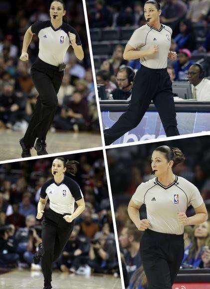 nba最美女裁判跑步,nba女裁判因身材走红的裁判