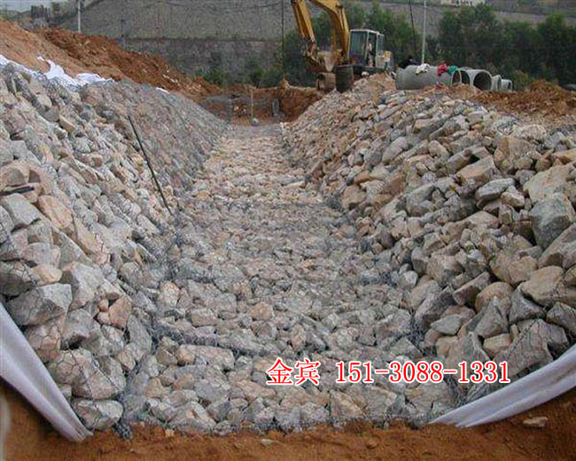 护坡镀锌格宾网厂家价格,河道护坡专用镀锌格宾网