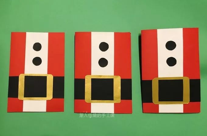 圣诞节用卡纸怎么做出来圣诞礼物,用普通的卡纸做圣诞节贴纸