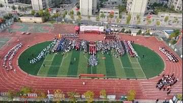 六安金安区翁墩中学运动会,六安皋城中学金安路学校