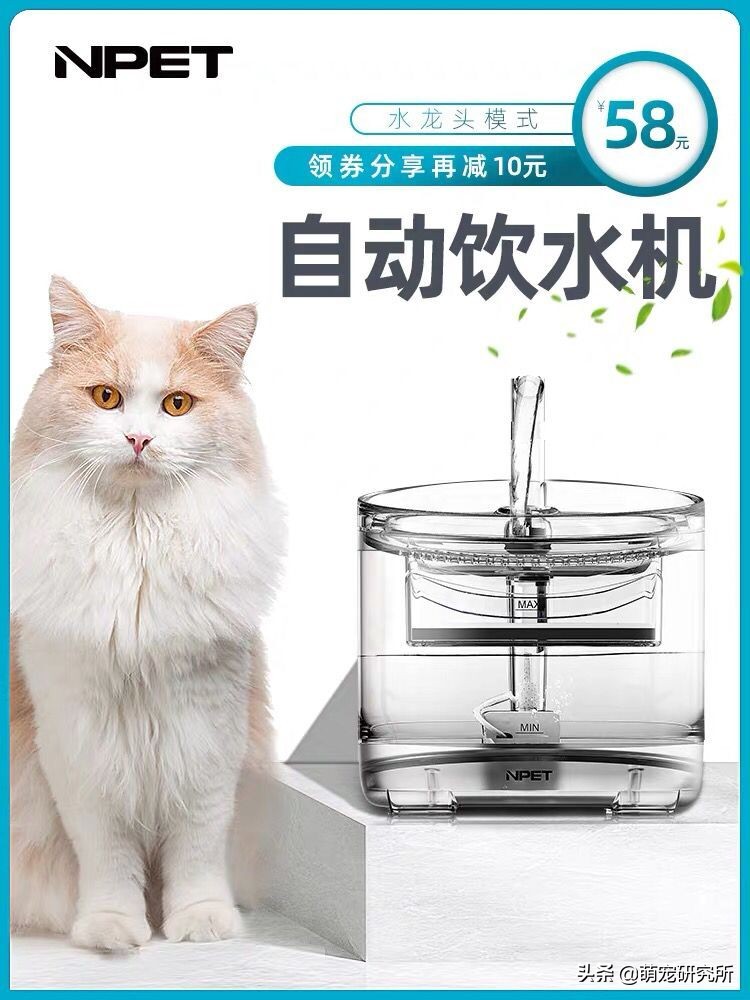 养猫必备无线饮水机,适合养猫的饮水机