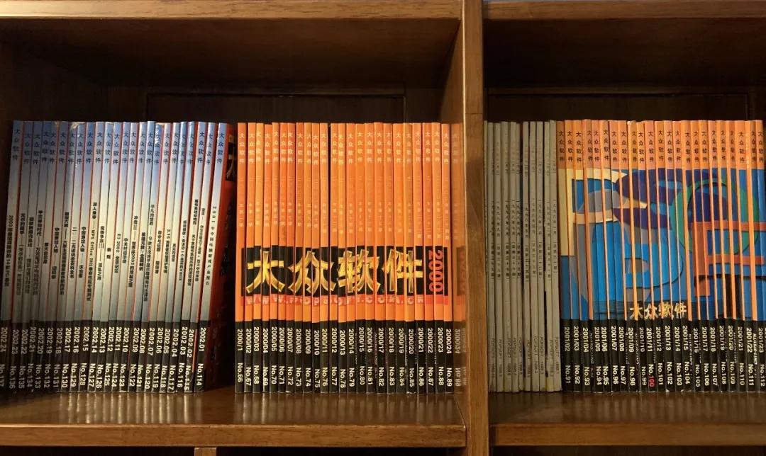 在旧书市场,我买了近百期20年前的《大众软件》