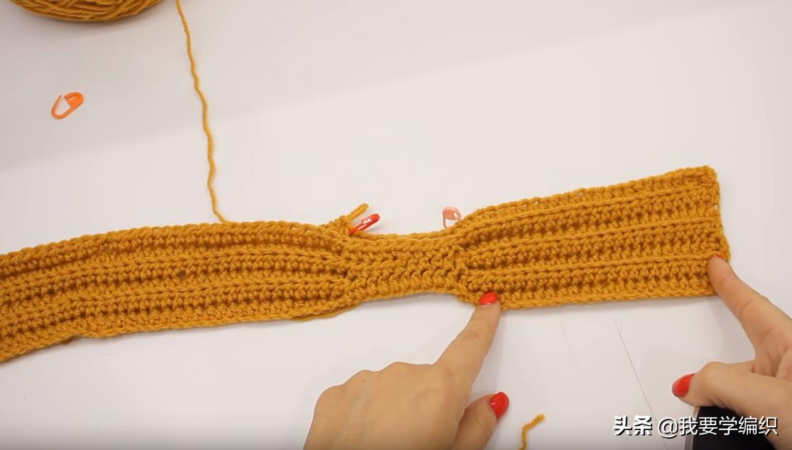 男士织围脖的花样方法,围脖织法男