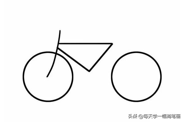 骑自行车的人怎么画简笔画,怎样画自行车简笔画简单又漂亮