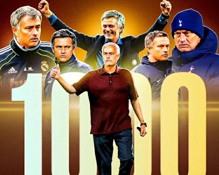 穆里尼奥执教罗马百场里程碑,穆里尼奥谈执教生涯1000场