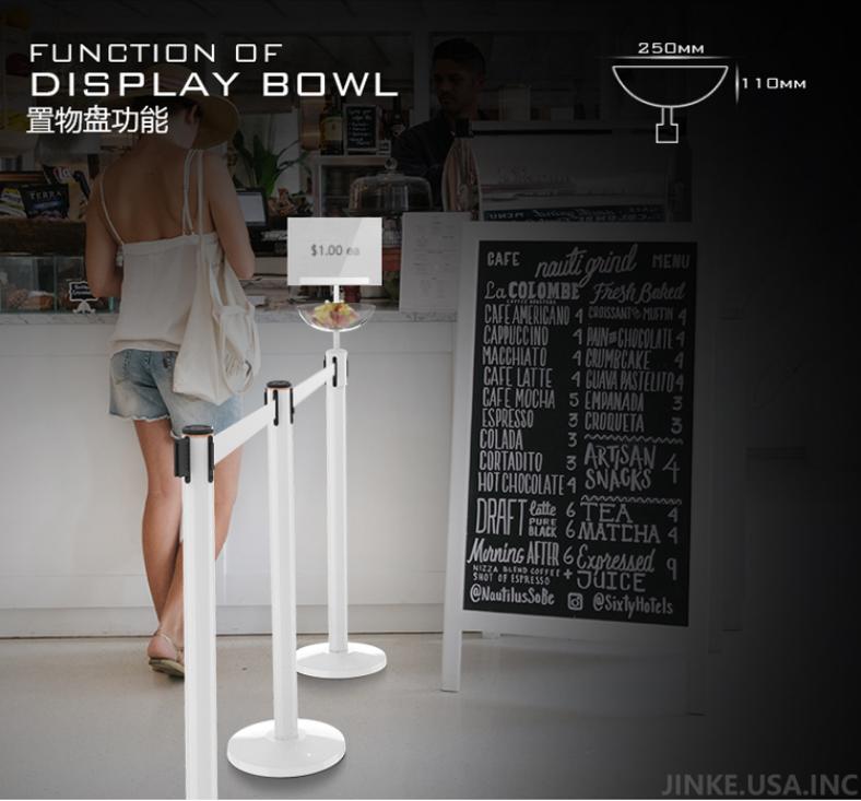 流光本白，留白为美——流光白爵士金圈一米线栏杆座