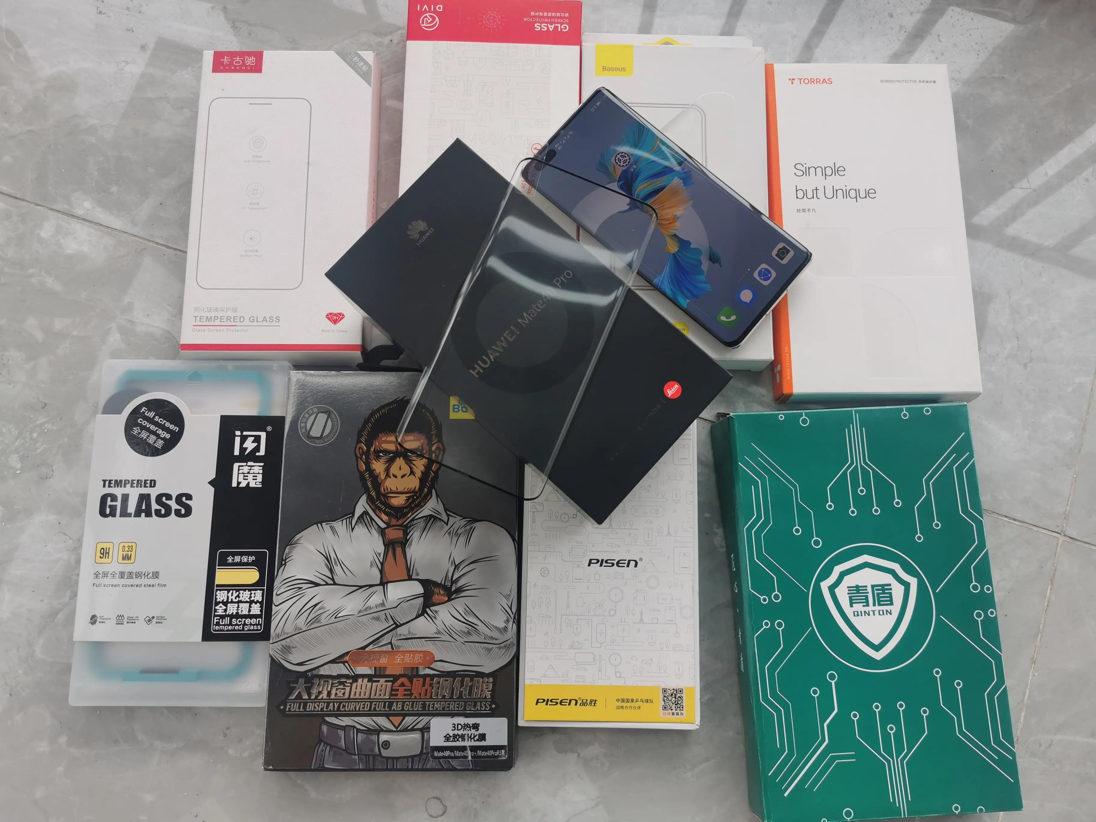 华为mate40pro全胶钢化膜品牌推荐,华为mate40pro手机膜超薄水凝膜