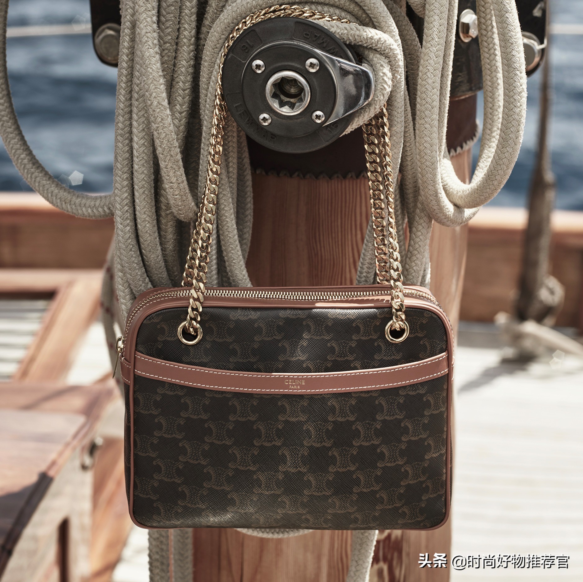 celine新款小鞍马包,一周内短途旅行包