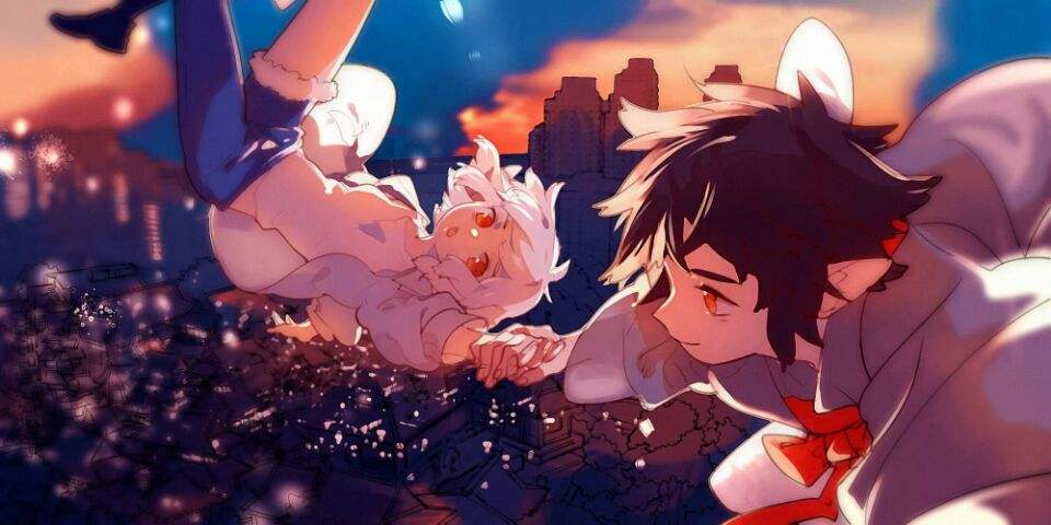 小黑与小白，别搞错，这不是黑白配，而是国漫黑白无双