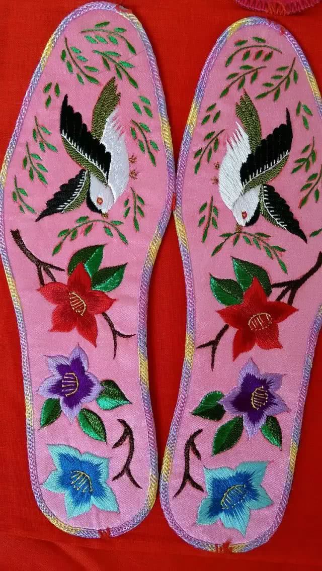 鞋垫图案360种大图超简单,最简单的十字绣鞋垫子图案