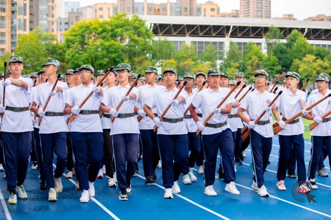 迎建党百年军训风采,青春飞扬军训