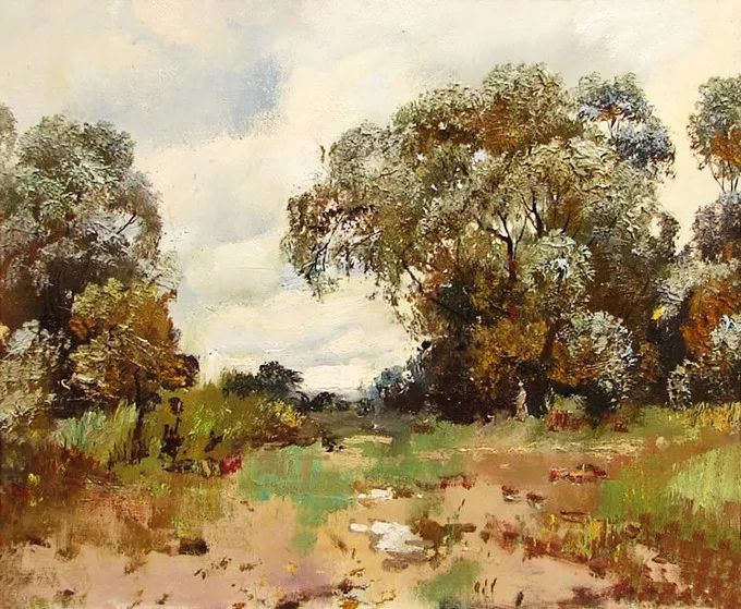 西欧大师画家的风景油画作品,卢卡斯风景油画作品