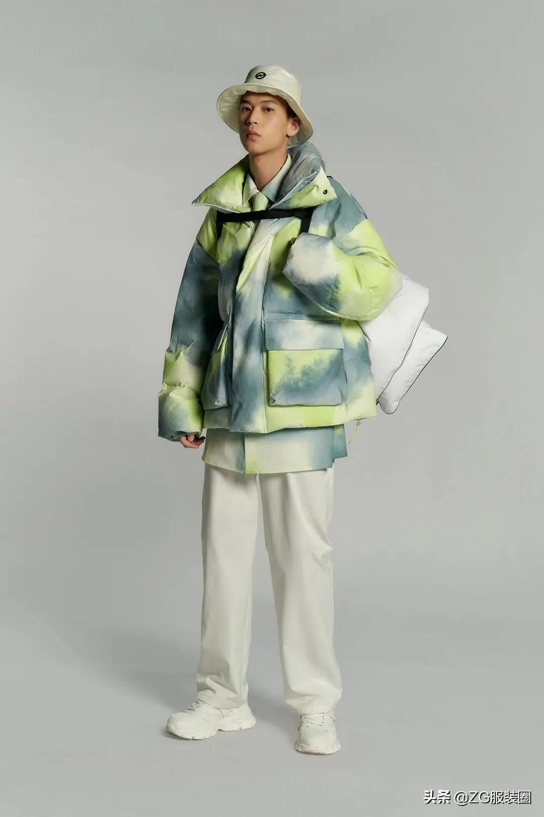 羽绒服gxg中长,羽绒服时尚潮流高级感