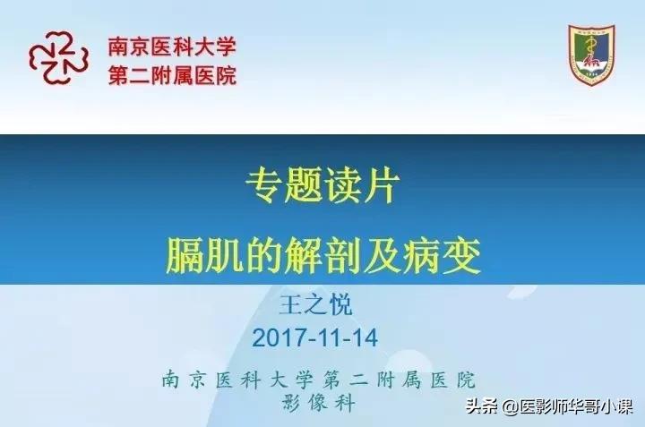 「精品课件」胸部膈肌的解剖及常见病变影像的表现