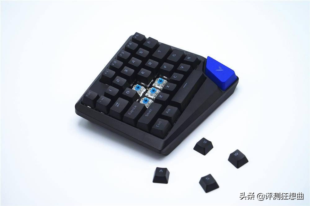 雷柏机械键盘v500pro青轴使用感,雷柏V500键盘青轴